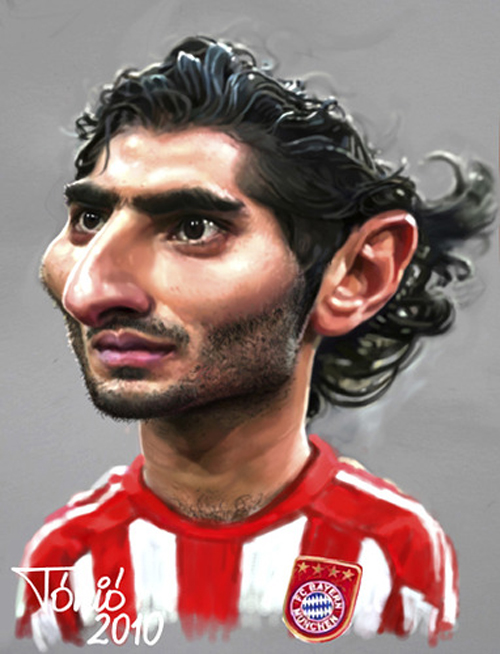 Hamit Altintop by Tonio caricature-sports-stars (15)