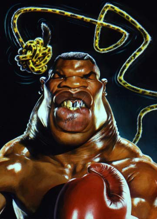 Mike Tyson by Sebastian Kruger caricature-sports-stars (2)
