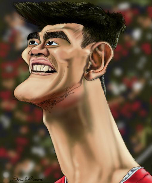 Yao Ming by Don Pinsent caricature-sports-stars (28)