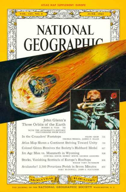 National Geographic Magazine June 1962 Issue National Geographic Magazine June 1962 Issue via YouTheDesigner