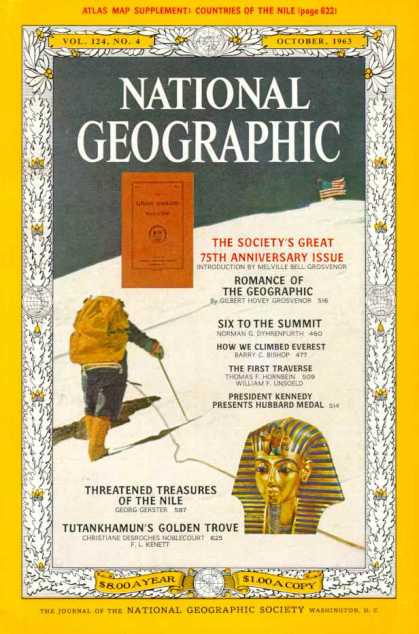 National Geographic October 1963 Issue National Geographic October 1963 Issue via YouTheDesigner