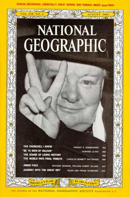 National Geographic August 1965 Issue National Geographic August 1965 Issue via YouTheDesigner
