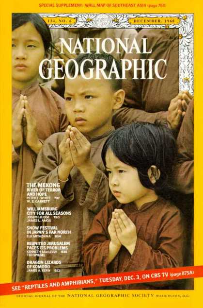 National Geographic December 1968 Issue National Geographic December 1968 Issue via YoutheDesigner