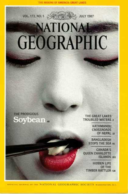 National Geographic July 1987 Issue National Geographic July 1987 Issue via YouTheDesigner