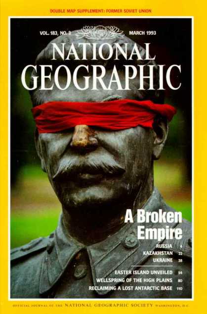 National Geographic March 1993 Issue National Geographic March 1993 Issue via YouTheDesigner