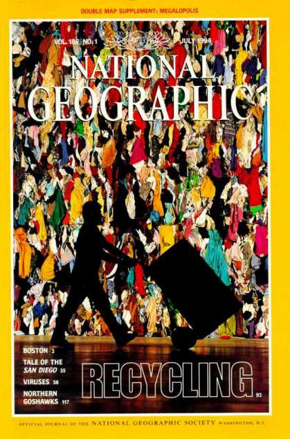 National Geographic July 1994 Issue National Geographic July 1994 Issue via YouTheDesigner