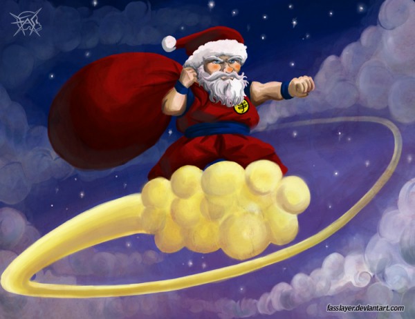 santa claus with goku stuffs by FASSLAYER santa claus with goku stuffs by FASSLAYER