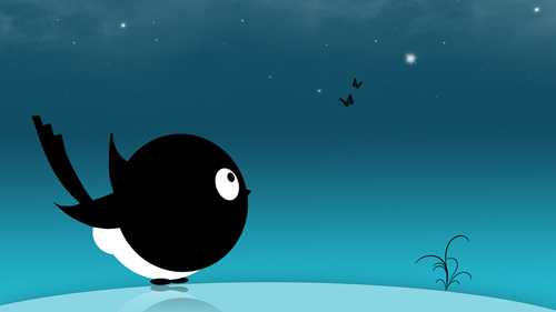 desktop wallpaper designs 14 - birdie by the lake