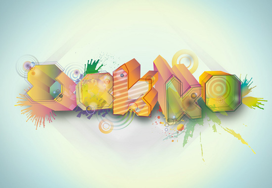 3d-typography-effects-1 3d-typography-effects-1