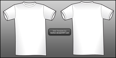 plain t shirt layout