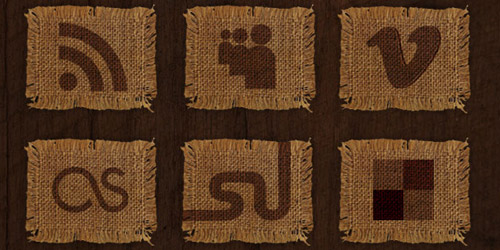 Fabric Social Media Icon Set