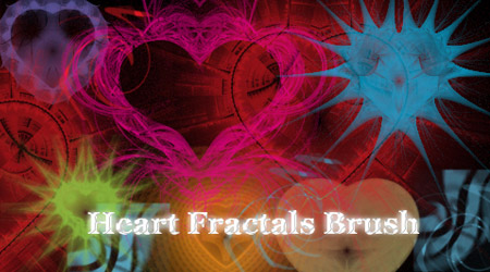 heart fractal brushes