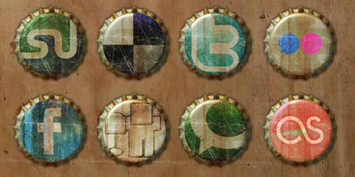 Old Bottle Crowns Icon
