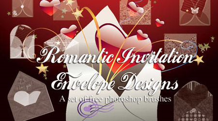 invitation envelopes ps brush