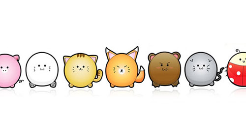 cute animals vector