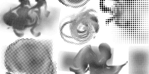 halftone vector