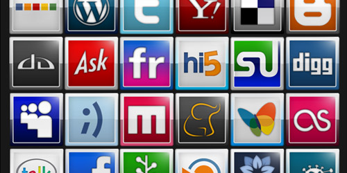 Bookmarks And Social Icons