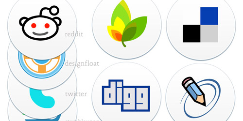 Web social icons