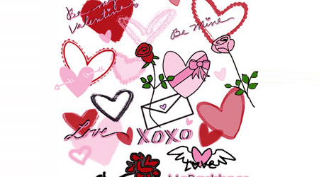 valentine brushes