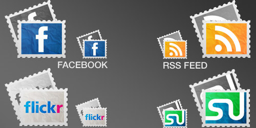Social Stamps Icon