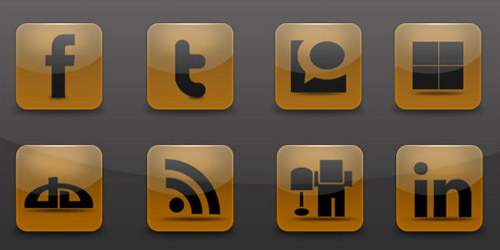 Brown Social Icon