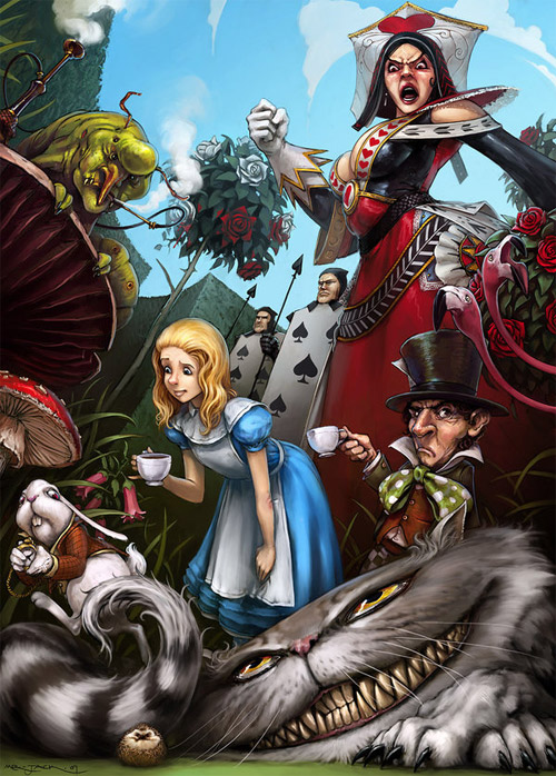 Alice In wonderland artwork