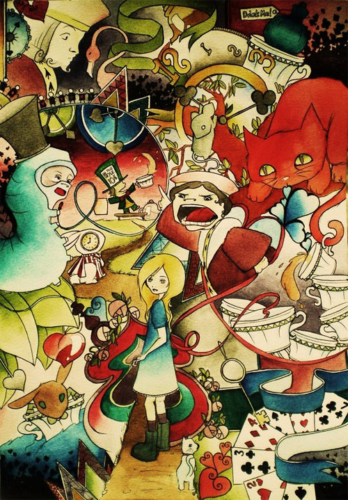 Alice In wonderland artwork