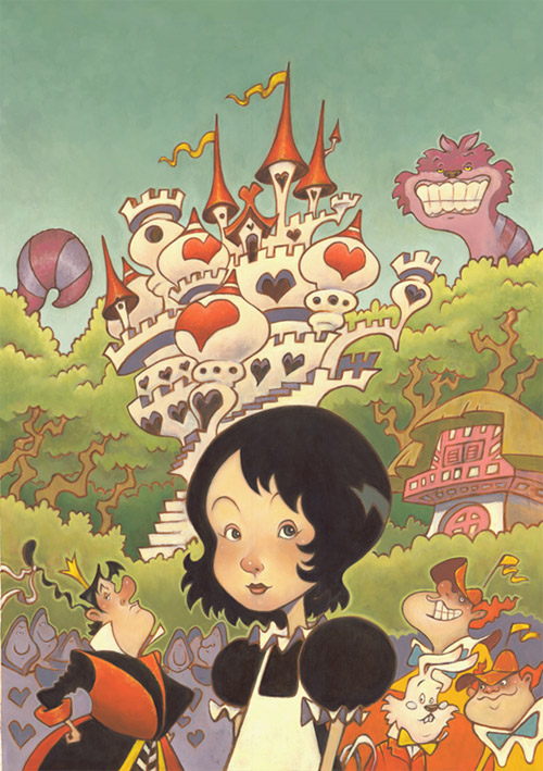 Wonderland Cover Painted