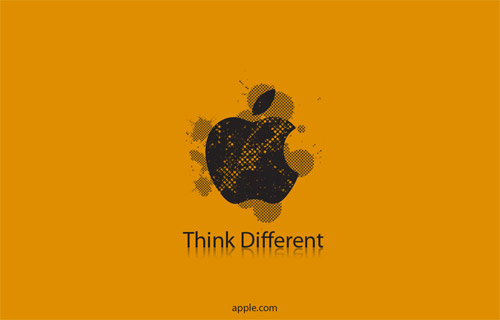 orange apple wallpaper
