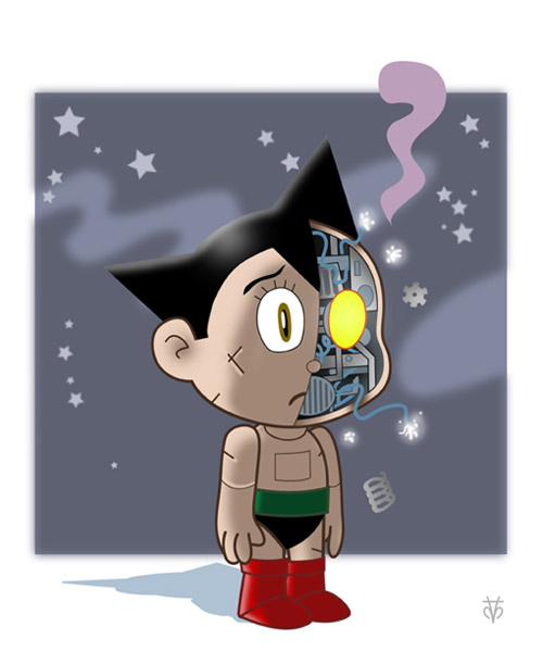 astro boy background