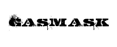 Gas Mask font
