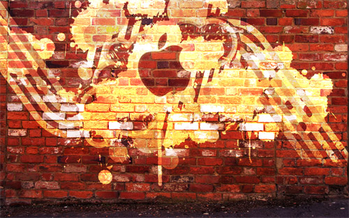 apple tag wallpaper