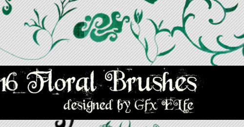 floral brush number