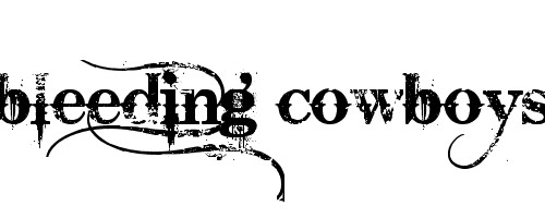 Bleeding Cowboys font