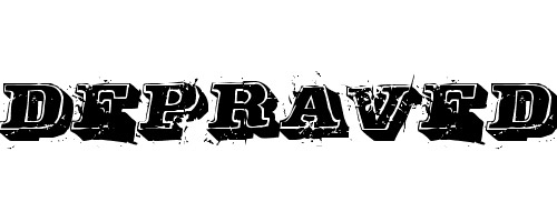 Depraved font