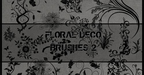 floral deco brush