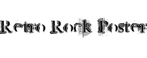 Retro Rock Poster