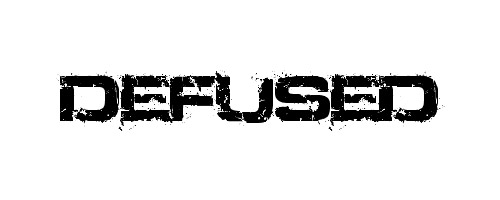 Defused font