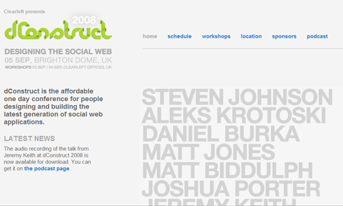 2008 dconstruct