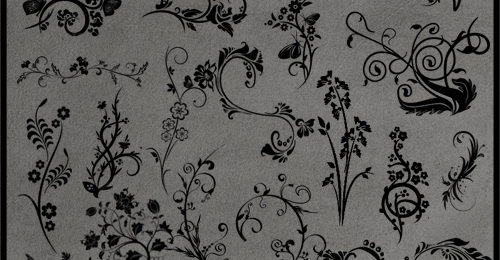 floral deco photoshop