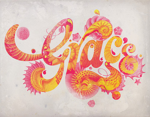 grace typography design