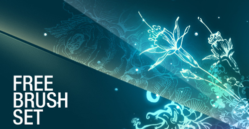 free floral brushes