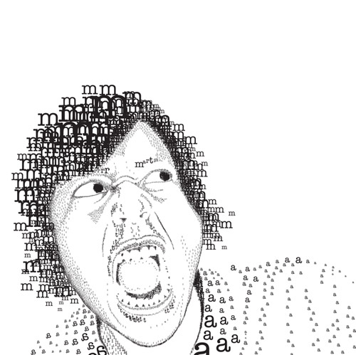 angry face text