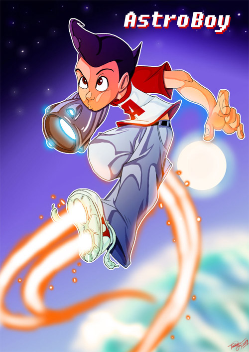 astro boy fight