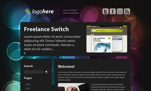 Corporate WordPress Themes - Dark n' Clean