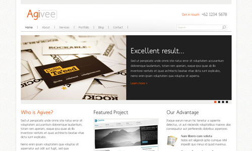 Corporate WordPress Themes - Agivee