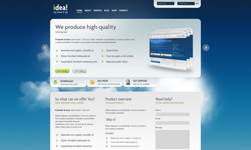 Corporate WordPress Themes - idea Business Shop