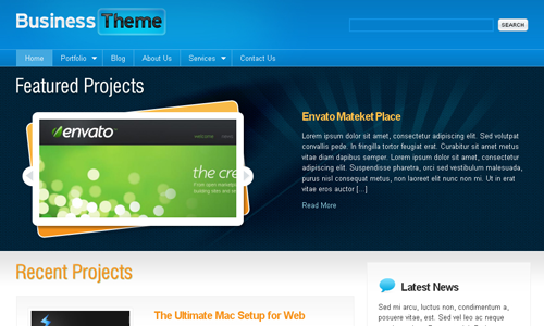 Corporate WordPress Themes - Business Theme