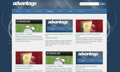 Corporate WordPress Themes - Advantage
