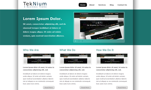 Corporate WordPress Themes - Teknium
